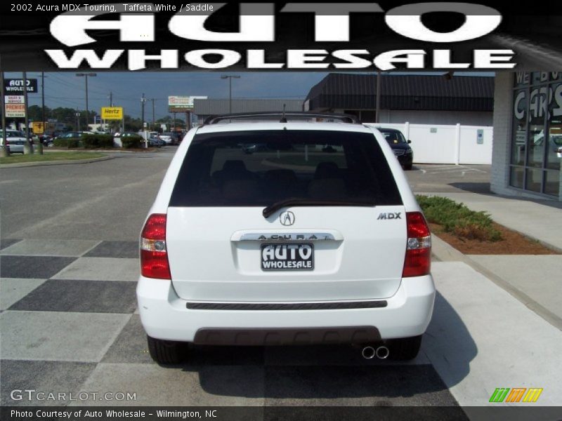 Taffeta White / Saddle 2002 Acura MDX Touring
