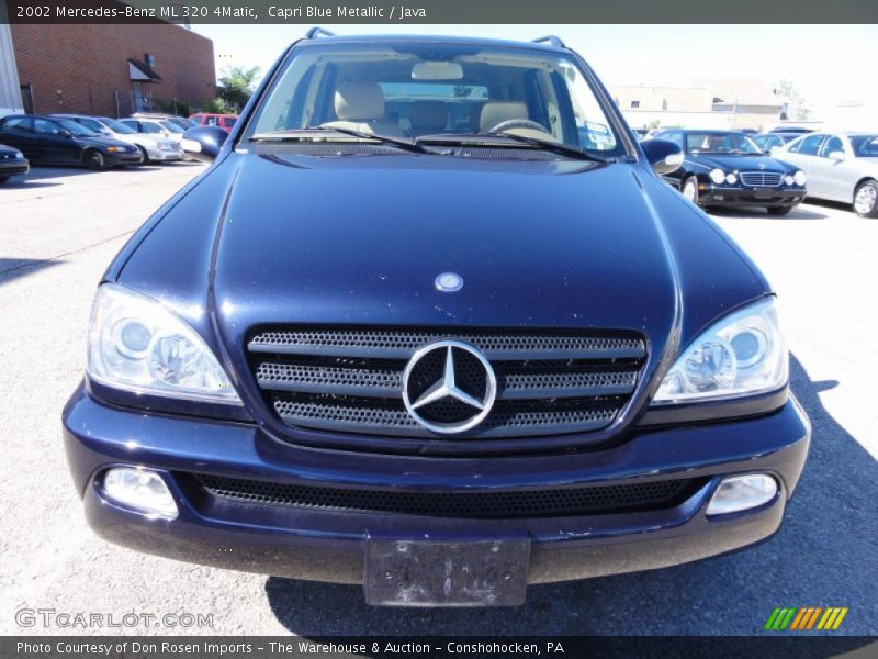 Capri Blue Metallic / Java 2002 Mercedes-Benz ML 320 4Matic