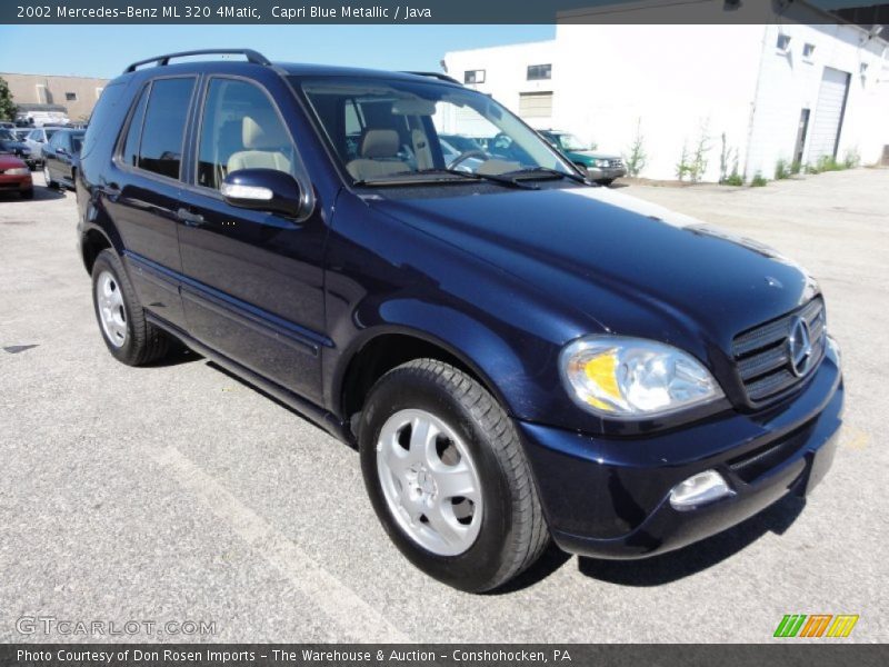 Capri Blue Metallic / Java 2002 Mercedes-Benz ML 320 4Matic
