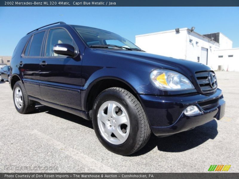 Capri Blue Metallic / Java 2002 Mercedes-Benz ML 320 4Matic