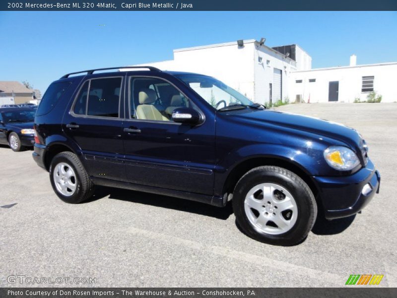 Capri Blue Metallic / Java 2002 Mercedes-Benz ML 320 4Matic