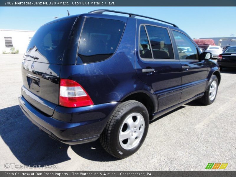 Capri Blue Metallic / Java 2002 Mercedes-Benz ML 320 4Matic