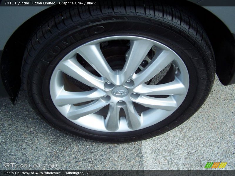 Graphite Gray / Black 2011 Hyundai Tucson Limited