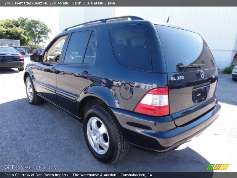 Capri Blue Metallic / Java 2002 Mercedes-Benz ML 320 4Matic