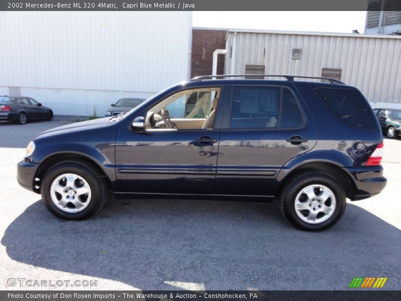Capri Blue Metallic / Java 2002 Mercedes-Benz ML 320 4Matic