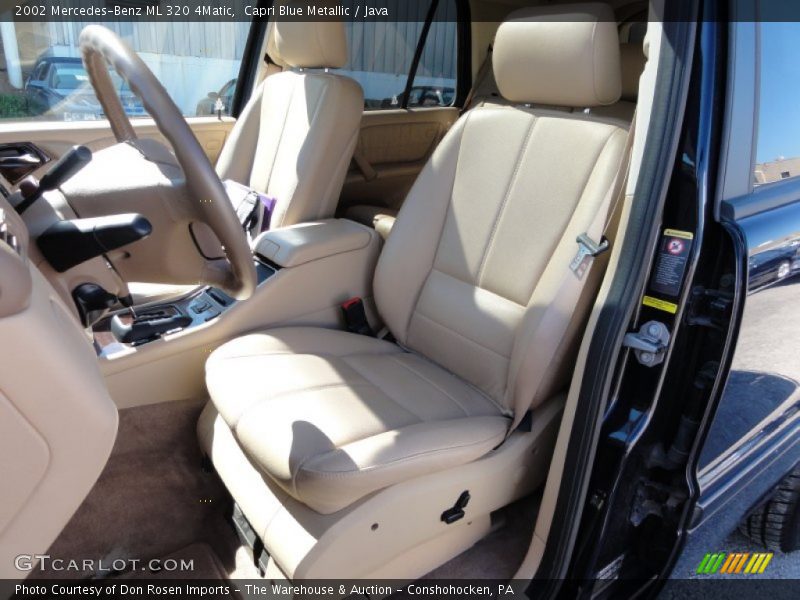 Capri Blue Metallic / Java 2002 Mercedes-Benz ML 320 4Matic