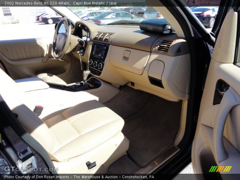 Capri Blue Metallic / Java 2002 Mercedes-Benz ML 320 4Matic