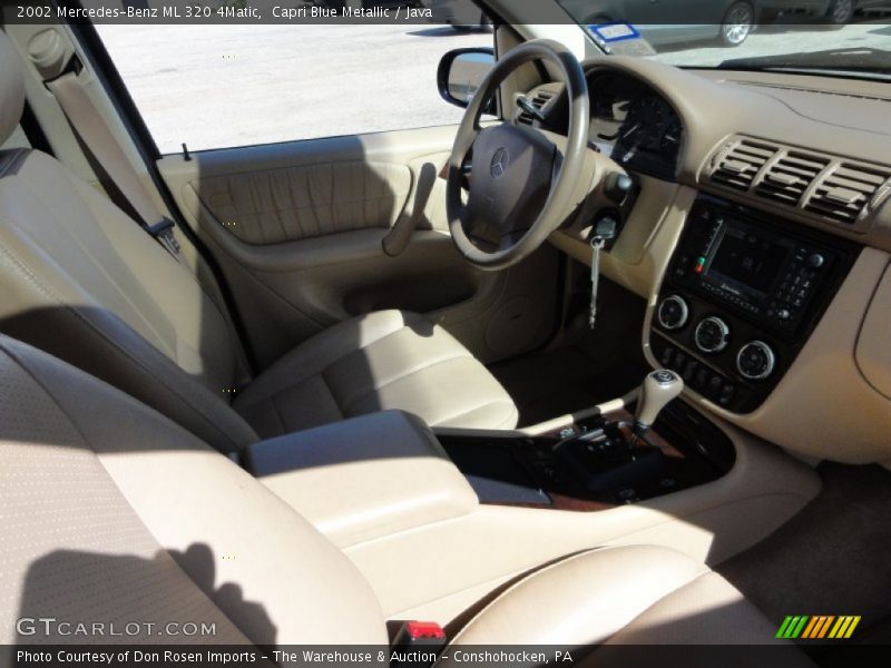 Capri Blue Metallic / Java 2002 Mercedes-Benz ML 320 4Matic