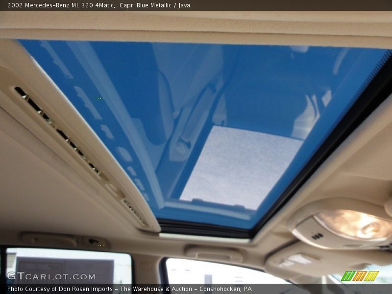 Capri Blue Metallic / Java 2002 Mercedes-Benz ML 320 4Matic