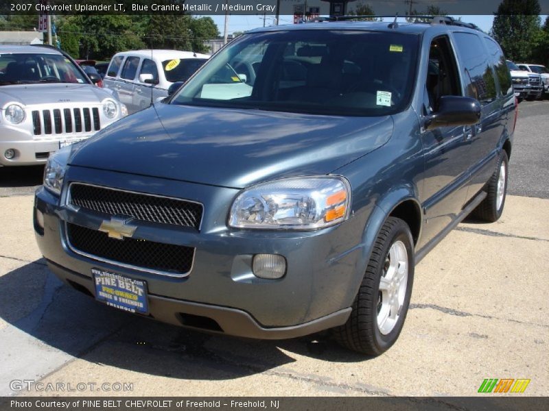 Blue Granite Metallic / Medium Gray 2007 Chevrolet Uplander LT