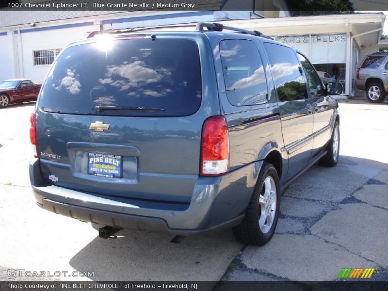 Blue Granite Metallic / Medium Gray 2007 Chevrolet Uplander LT