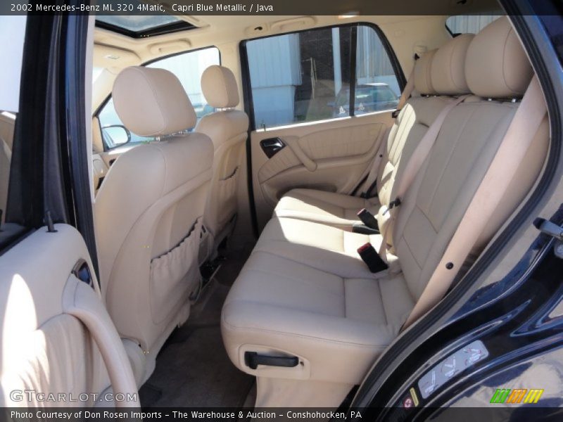 Capri Blue Metallic / Java 2002 Mercedes-Benz ML 320 4Matic
