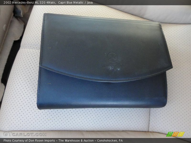 Capri Blue Metallic / Java 2002 Mercedes-Benz ML 320 4Matic