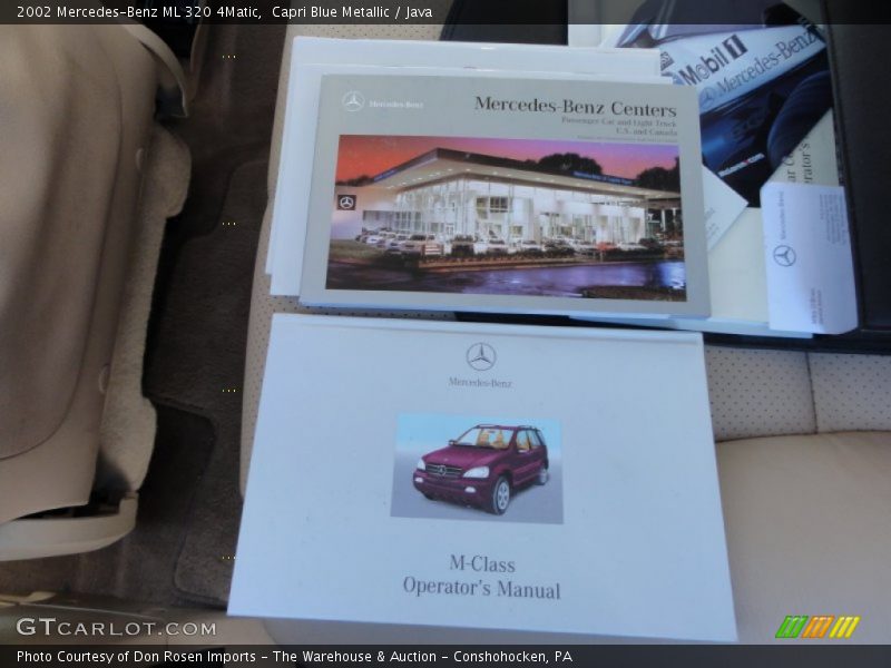 Capri Blue Metallic / Java 2002 Mercedes-Benz ML 320 4Matic