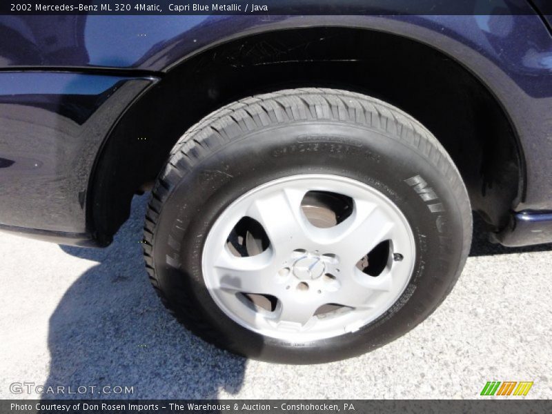 Capri Blue Metallic / Java 2002 Mercedes-Benz ML 320 4Matic