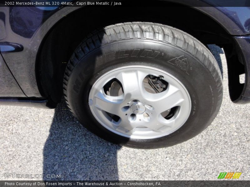 Capri Blue Metallic / Java 2002 Mercedes-Benz ML 320 4Matic
