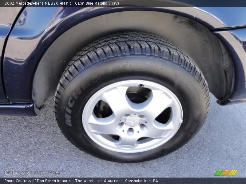 Capri Blue Metallic / Java 2002 Mercedes-Benz ML 320 4Matic