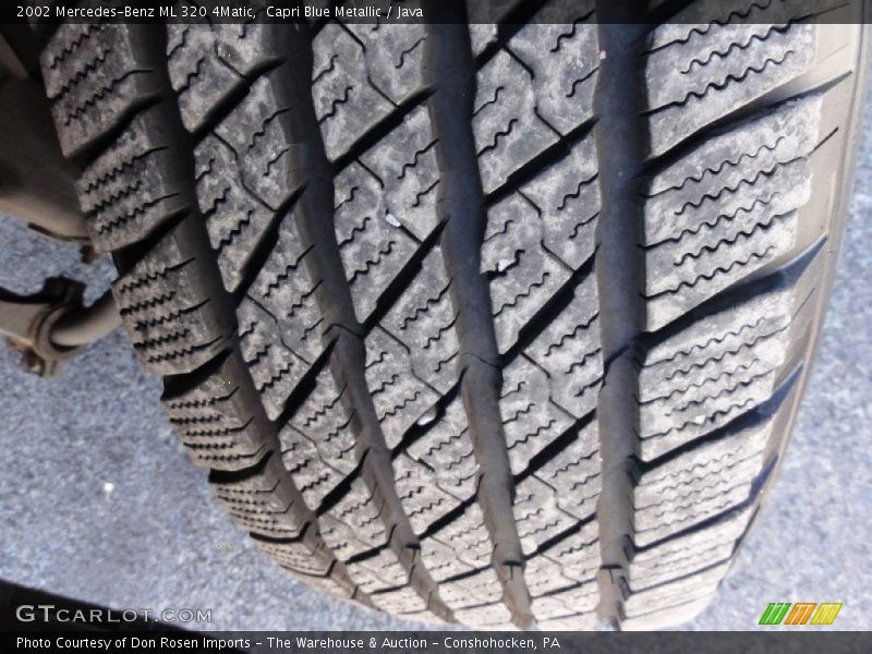 Capri Blue Metallic / Java 2002 Mercedes-Benz ML 320 4Matic