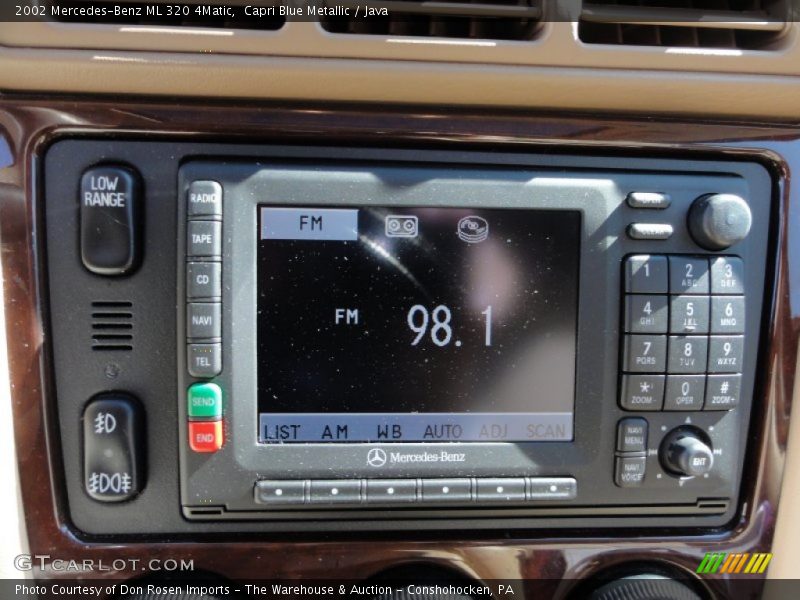 Capri Blue Metallic / Java 2002 Mercedes-Benz ML 320 4Matic