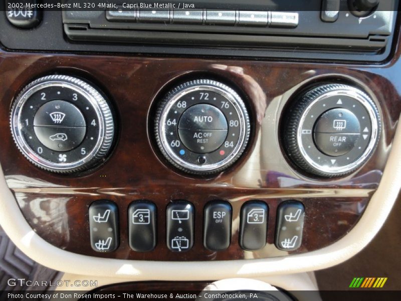 Capri Blue Metallic / Java 2002 Mercedes-Benz ML 320 4Matic