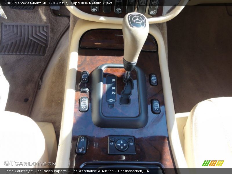 Capri Blue Metallic / Java 2002 Mercedes-Benz ML 320 4Matic