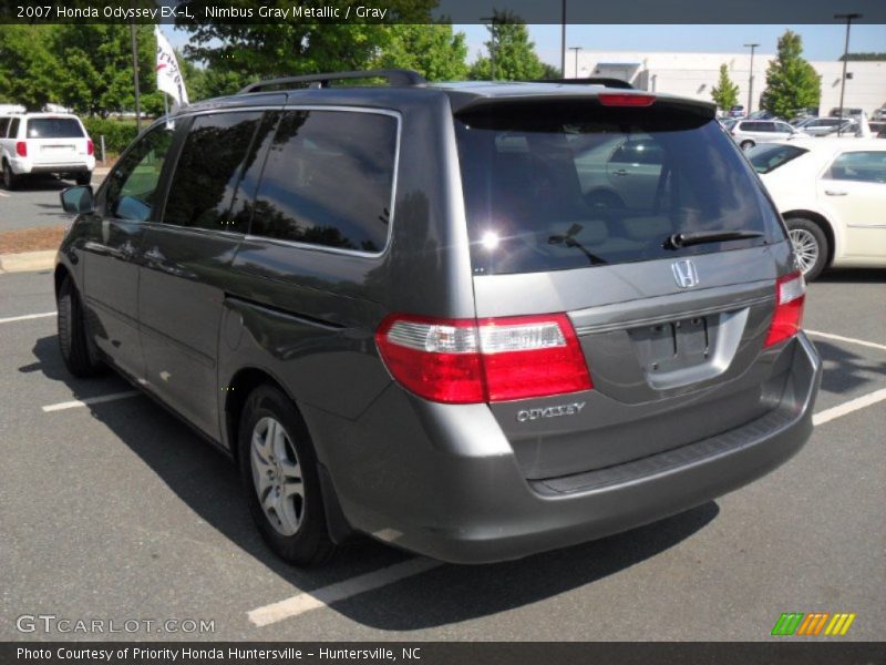 Nimbus Gray Metallic / Gray 2007 Honda Odyssey EX-L