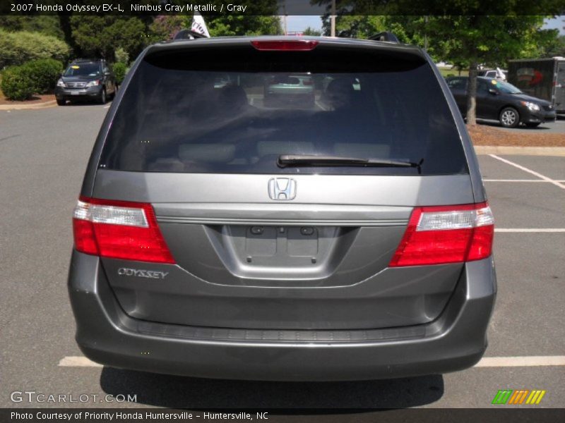 Nimbus Gray Metallic / Gray 2007 Honda Odyssey EX-L