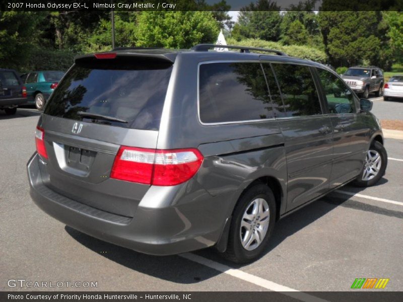 Nimbus Gray Metallic / Gray 2007 Honda Odyssey EX-L