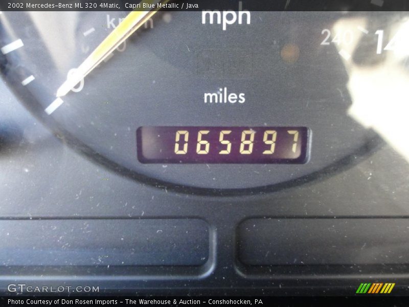 Capri Blue Metallic / Java 2002 Mercedes-Benz ML 320 4Matic
