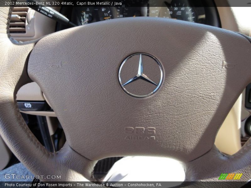 Capri Blue Metallic / Java 2002 Mercedes-Benz ML 320 4Matic