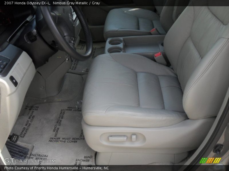 Nimbus Gray Metallic / Gray 2007 Honda Odyssey EX-L