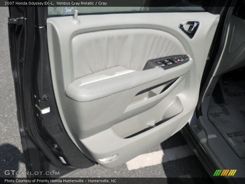 Nimbus Gray Metallic / Gray 2007 Honda Odyssey EX-L