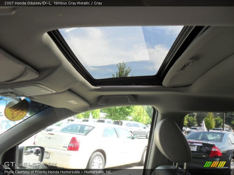 Nimbus Gray Metallic / Gray 2007 Honda Odyssey EX-L