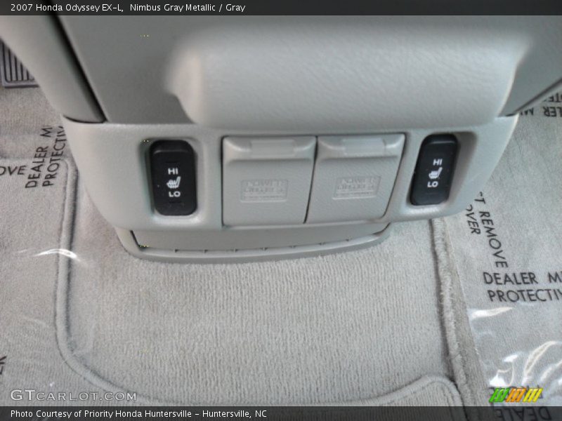 Nimbus Gray Metallic / Gray 2007 Honda Odyssey EX-L