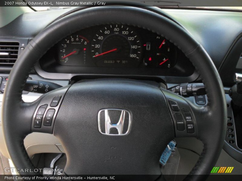 Nimbus Gray Metallic / Gray 2007 Honda Odyssey EX-L
