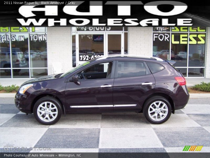 Black Amethyst / Gray 2011 Nissan Rogue SL