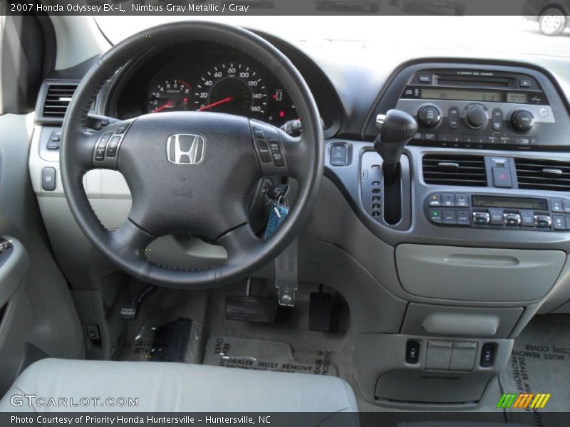 Nimbus Gray Metallic / Gray 2007 Honda Odyssey EX-L