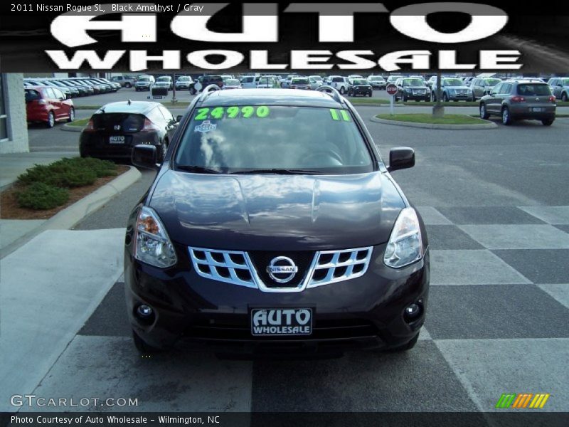 Black Amethyst / Gray 2011 Nissan Rogue SL