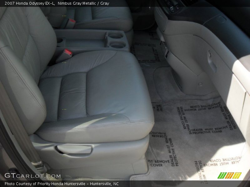 Nimbus Gray Metallic / Gray 2007 Honda Odyssey EX-L