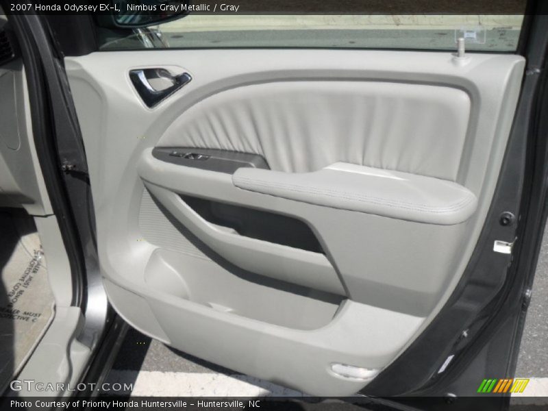 Nimbus Gray Metallic / Gray 2007 Honda Odyssey EX-L