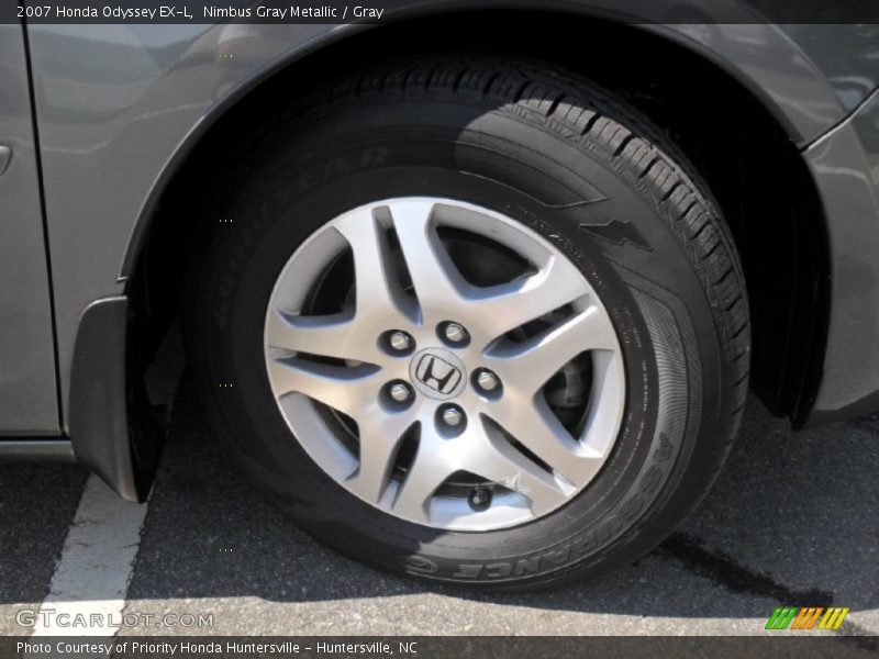 Nimbus Gray Metallic / Gray 2007 Honda Odyssey EX-L