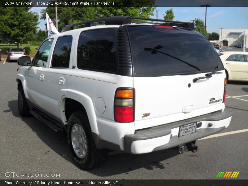 Summit White / Tan/Neutral 2004 Chevrolet Tahoe Z71 4x4