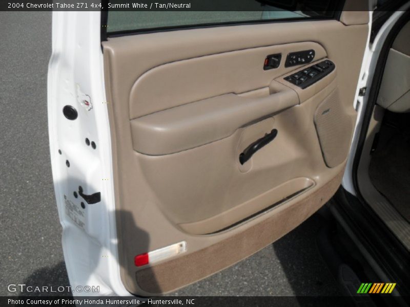 Summit White / Tan/Neutral 2004 Chevrolet Tahoe Z71 4x4