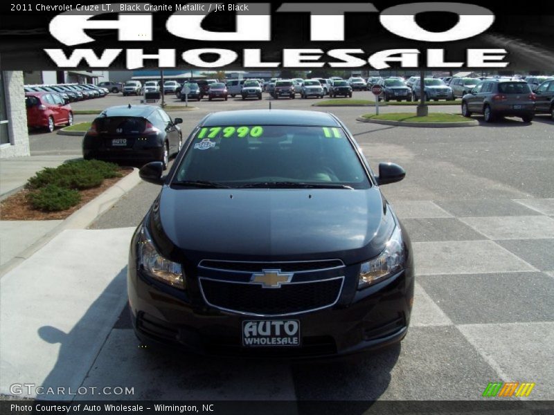 Black Granite Metallic / Jet Black 2011 Chevrolet Cruze LT