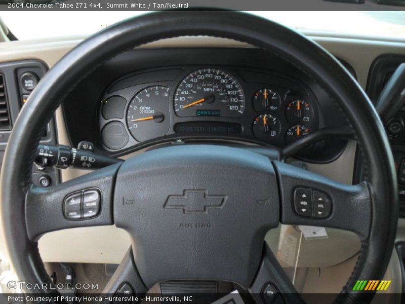 Summit White / Tan/Neutral 2004 Chevrolet Tahoe Z71 4x4