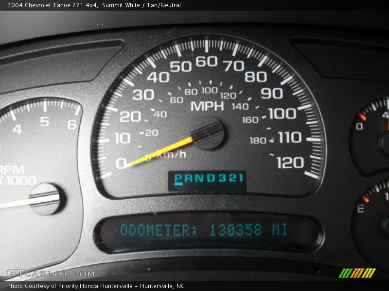 Summit White / Tan/Neutral 2004 Chevrolet Tahoe Z71 4x4
