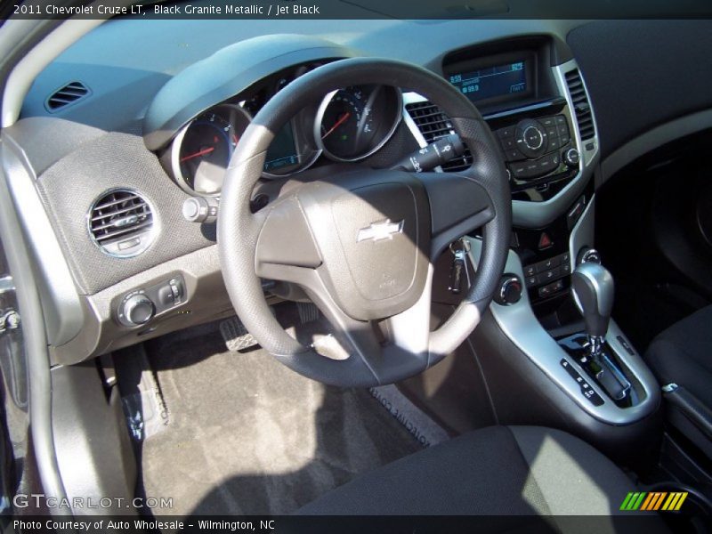 Black Granite Metallic / Jet Black 2011 Chevrolet Cruze LT