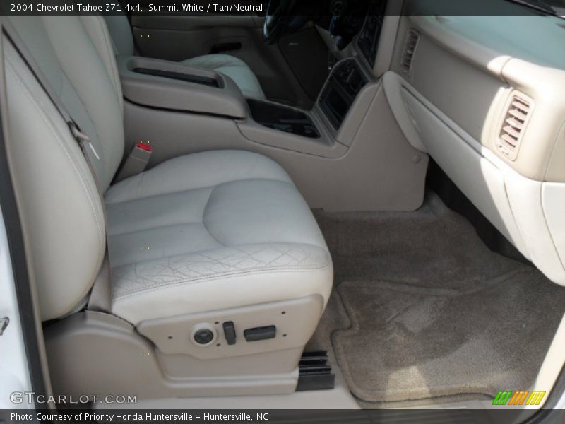 Summit White / Tan/Neutral 2004 Chevrolet Tahoe Z71 4x4