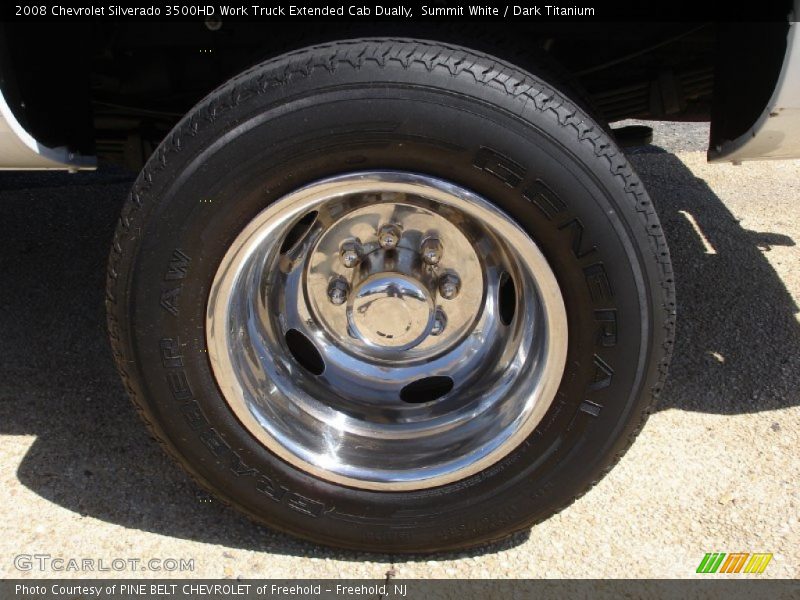 Summit White / Dark Titanium 2008 Chevrolet Silverado 3500HD Work Truck Extended Cab Dually