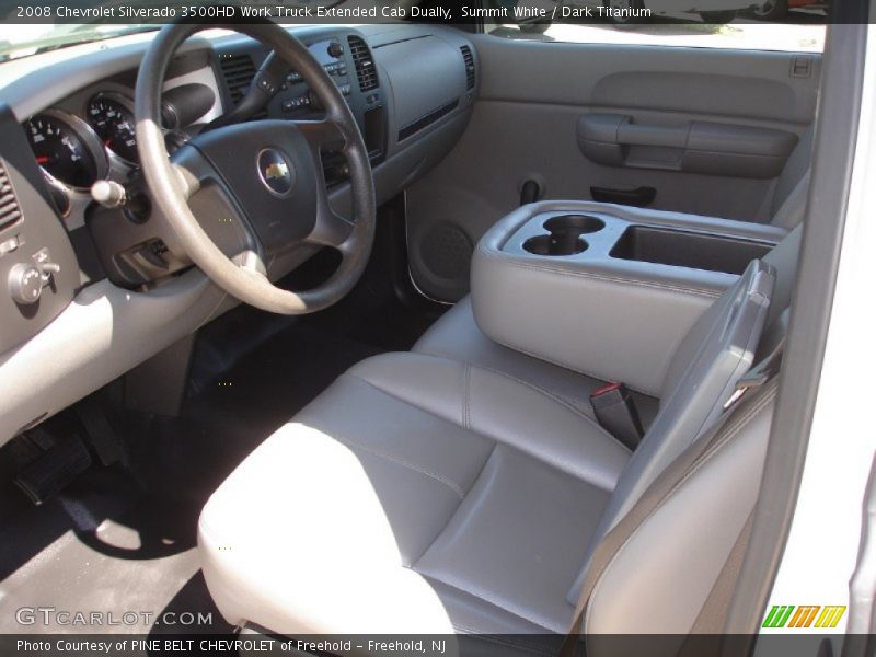 Summit White / Dark Titanium 2008 Chevrolet Silverado 3500HD Work Truck Extended Cab Dually